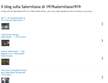 Tablet Screenshot of 1919salernitana1919.com